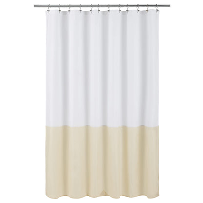 ALYVIA SPRING Waterproof Fabric Shower Curtain or Liner White, 72x72 | 3 Magnets, Soft Cloth & Hotel Quality, Machine Washable, Light-Weight, Standard Size