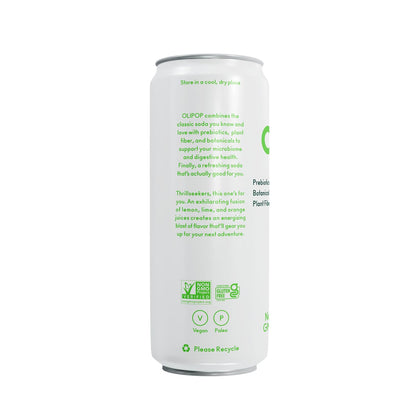 OLIPOP 6g Fiber Prebiotic Soda, Classic Grape, 12 fl oz, 12Pack Skinny | Shelf Stable Prebiotic Soda (Skinny), 6g Fiber, 5g Sugar, Digestive Health Support, Prebiotics & Botanicals, Gluten Free