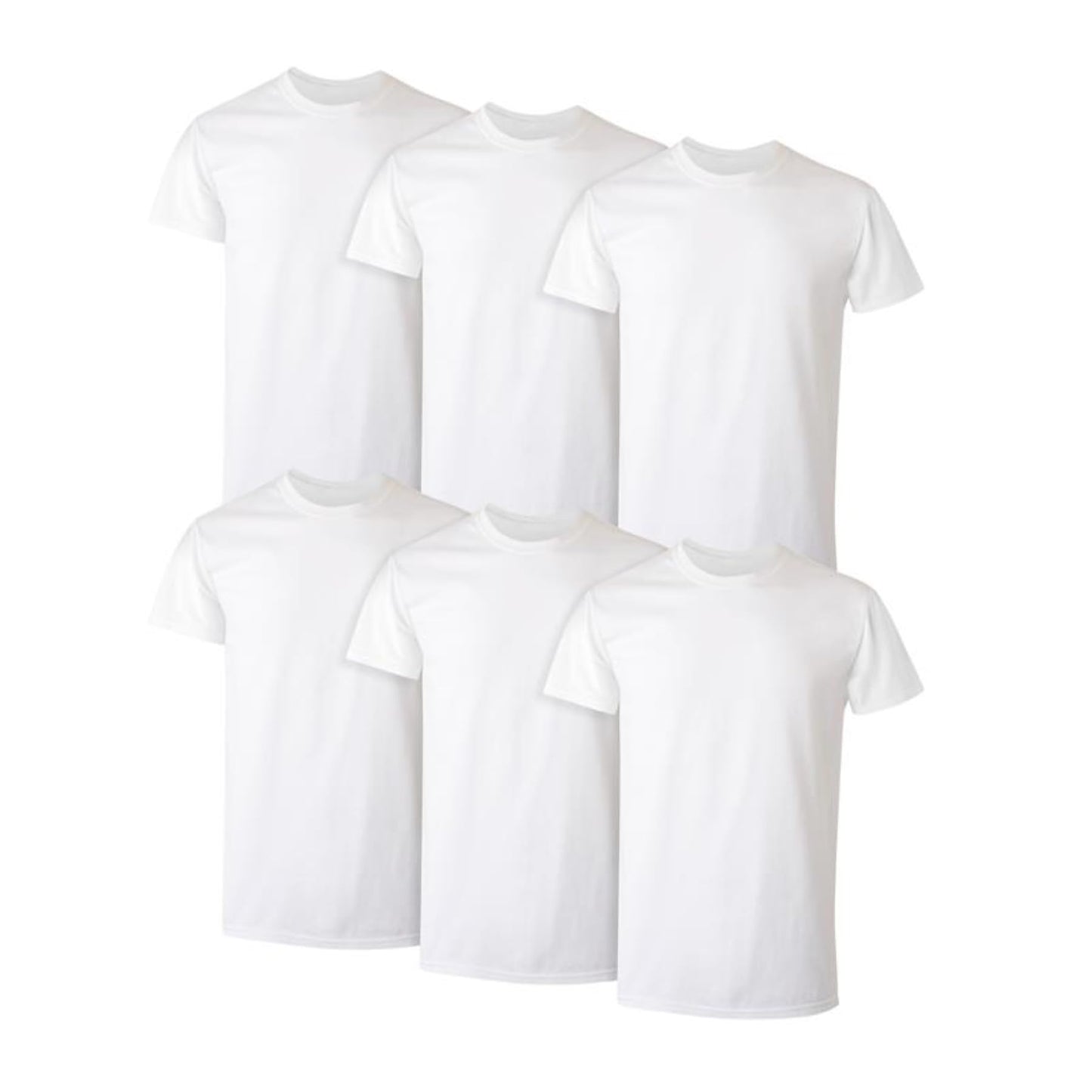 Hanes Men's Undershirt Packs, Stay-Tucked Soft Cotton Undershirts, Best Undershirts for Men, White/Black/Asstd Multipacks