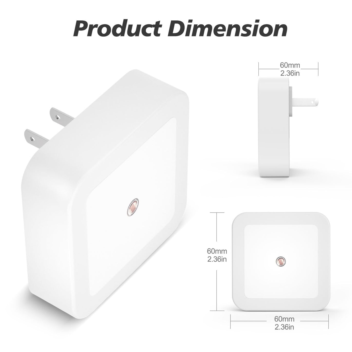 Sujeet Night Light, Night Lights Plug into Wall 8-Pack, Nightlight Plug in Night Light, Dusk to Dawn Night Lamp Led (Warm White)