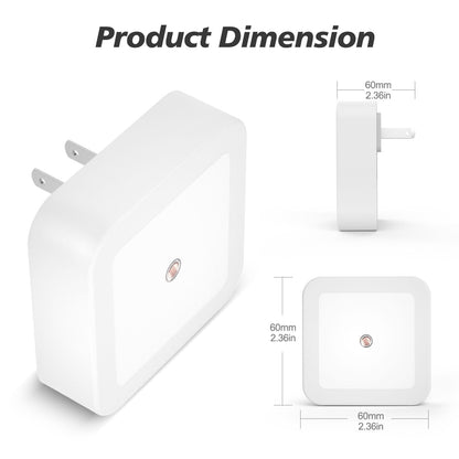 Sujeet Night Light, Night Lights Plug into Wall 8-Pack, Nightlight Plug in Night Light, Dusk to Dawn Night Lamp Led (Warm White)