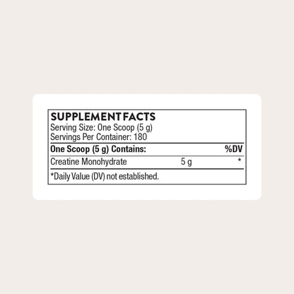 THORNE Creatine, Micronized Creatine Monohydrate Powder, 90 Servings | Supports Lean Muscle Mass, Endurance & Cognitive Function*, Unflavored, 5 g per Serving, NSF Certified for Sport