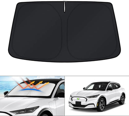 KUST Windshield Sun Shade for Toyota Tacoma Accessories 2016-2025 2026 2Dr 4Dr Pickup Truck, Custom Fit Car Front Window Sunshade Sun Visor Protector Foldable Blocks UV Rays Keep Car Cooler