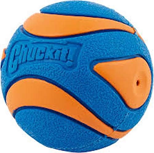 Chuckit! Ultra Ball Dog Toy, Durable Rubber, Medium 2.5-in, 2 Pack | Made from Durable Rubber with an Extra-Thick Core, This Bouncy Fetch Ball Floats in Water for Lasting Games of Fetch