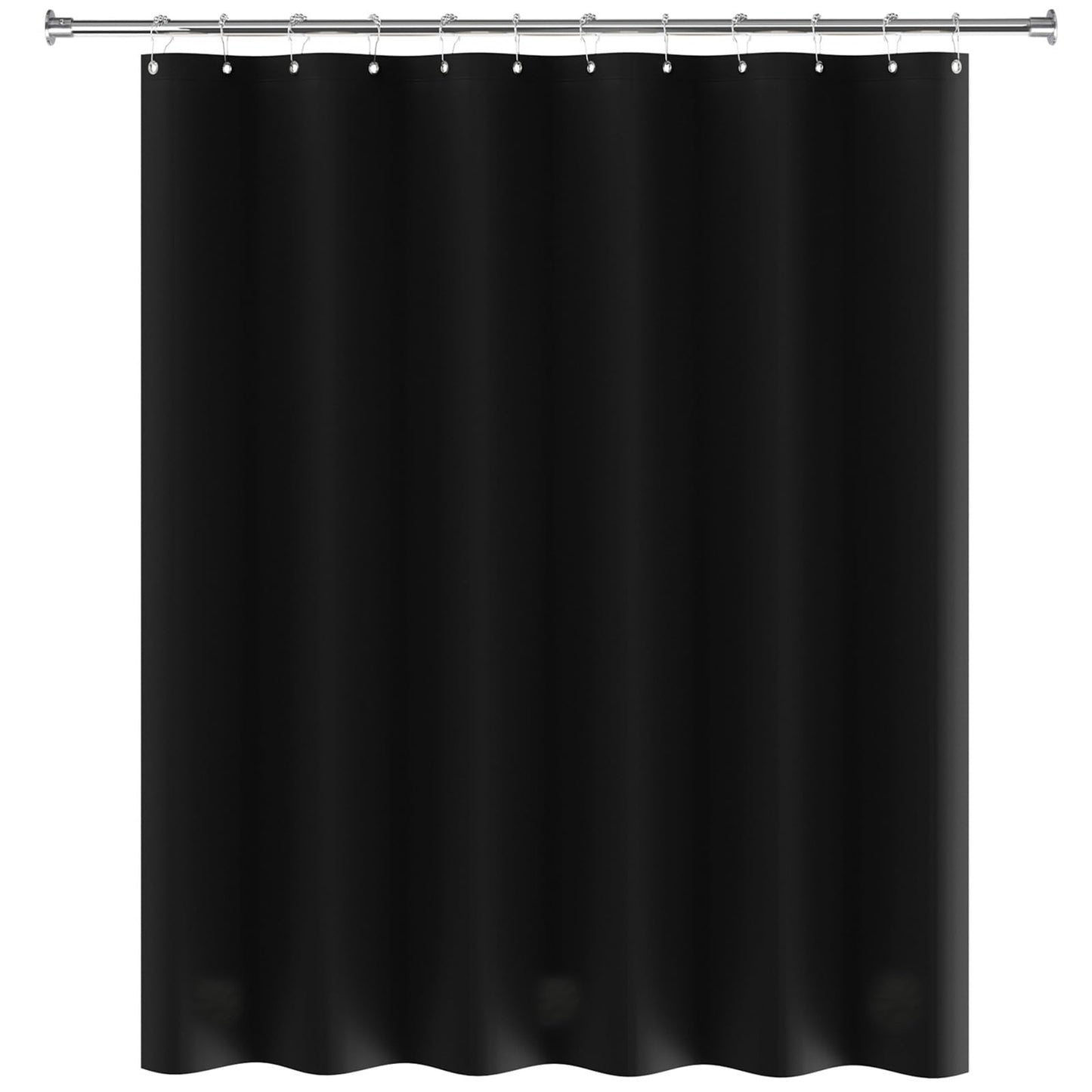 AmazerBath Plastic Shower Curtain Clear Premium PEVA, Clear Shower Curtain Heavy Duty 8G, Weighted Shower Curtains for Bathroom Accessories with 3 Big Stones and 12 Rustproof Grommets, 72x72 Inches