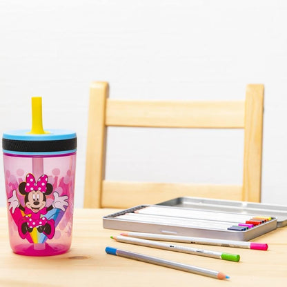 Zak Designs Sesame Street Kelso Toddler Tumblers For Travel or At Home, 15oz 2-Pack Durable Plastic Sippy Cups With Leak-Proof Design is Perfect For Kids (Elmo and Cookie Monster)