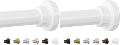 Mcrbeay Shower Curtain Rod, 1" Diameter Heavy Duty Tension Shower Rod | Adjustable 28-74 inch Non Slip No Drill Spring Tension Rod For Bathroom, Shower Stall, No Rust, Bronze