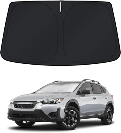 KUST Windshield Sun Shade for Toyota Tacoma Accessories 2016-2025 2026 2Dr 4Dr Pickup Truck, Custom Fit Car Front Window Sunshade Sun Visor Protector Foldable Blocks UV Rays Keep Car Cooler