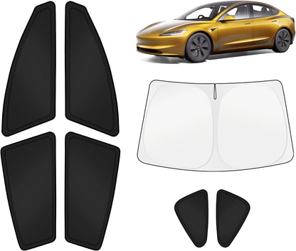 KUST Windshield Sun Shade for Toyota Tacoma Accessories 2016-2025 2026 2Dr 4Dr Pickup Truck, Custom Fit Car Front Window Sunshade Sun Visor Protector Foldable Blocks UV Rays Keep Car Cooler