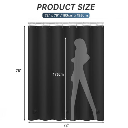 AmazerBath Plastic Shower Curtain Clear Premium PEVA, Clear Shower Curtain Heavy Duty 8G, Weighted Shower Curtains for Bathroom Accessories with 3 Big Stones and 12 Rustproof Grommets, 72x72 Inches