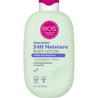 eos Shea Better Body Lotion- Vanilla Cashmere, 24-Hour Moisture, 16 fl oz