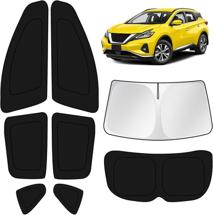 KUST Windshield Sun Shade for Toyota Tacoma Accessories 2016-2025 2026 2Dr 4Dr Pickup Truck, Custom Fit Car Front Window Sunshade Sun Visor Protector Foldable Blocks UV Rays Keep Car Cooler