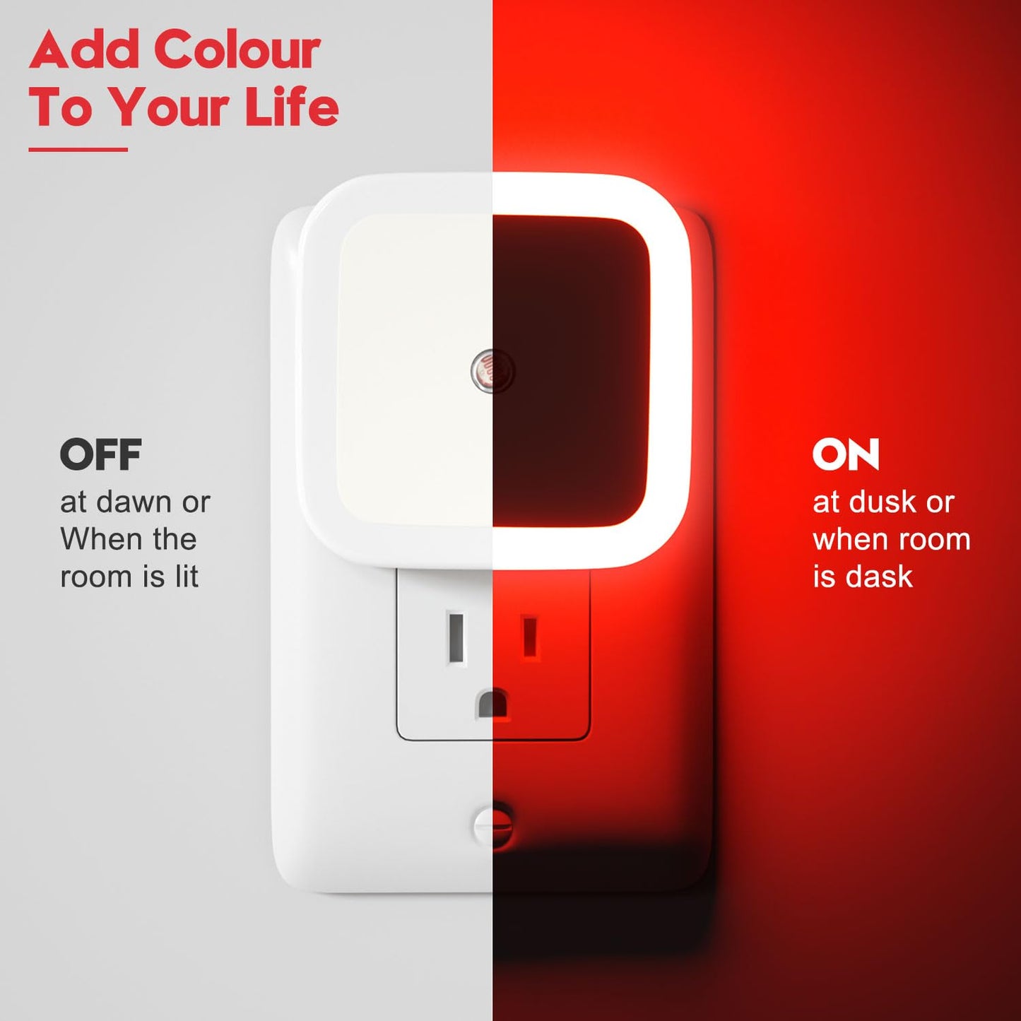 Sujeet Night Light, Night Lights Plug into Wall 8-Pack, Nightlight Plug in Night Light, Dusk to Dawn Night Lamp Led (Warm White)