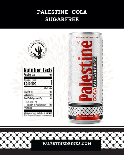 Palestine Cola 330ml Carbonated Soft Drink Refreshing Soda, Pack of 24
