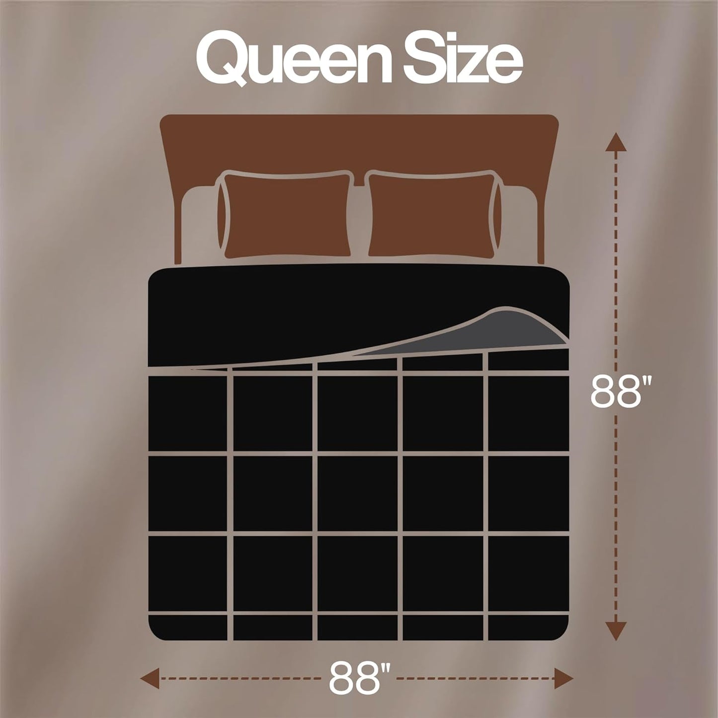 Utopia Bedding Queen Comforter 2 Pack, Duvet Insert, White, 88 x 88 Inches | Soft and Fluffy Down Alternative Bed Comforter, All Season, Breathable, Corner Tabs, Box Stitched, Durable, Machine Washable