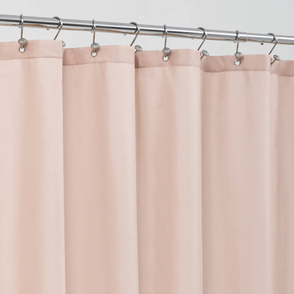 ALYVIA SPRING Waterproof Fabric Shower Curtain or Liner White, 72x72 | 3 Magnets, Soft Cloth & Hotel Quality, Machine Washable, Light-Weight, Standard Size