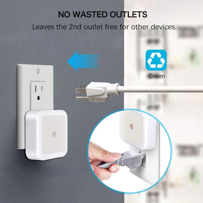 Sujeet Night Light, Night Lights Plug into Wall 8-Pack, Nightlight Plug in Night Light, Dusk to Dawn Night Lamp Led (Warm White)