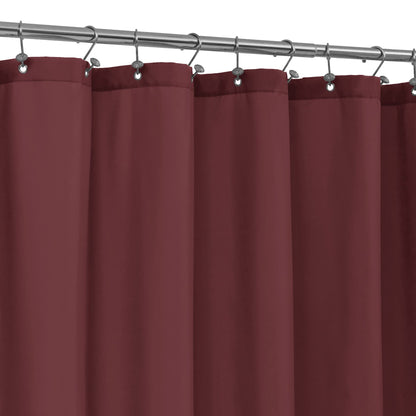 ALYVIA SPRING Waterproof Fabric Shower Curtain or Liner White, 72x72 | 3 Magnets, Soft Cloth & Hotel Quality, Machine Washable, Light-Weight, Standard Size