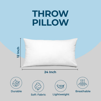 Utopia Bedding Throw Pillows, Decorative 18x18 Pillow Inserts, Set of 4 | Down alternative pillow insert with plush fluffy fill for beds sofas couches and chairs. Suitable for indoor outdoor use.