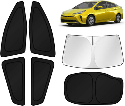KUST Windshield Sun Shade for Toyota Tacoma Accessories 2016-2025 2026 2Dr 4Dr Pickup Truck, Custom Fit Car Front Window Sunshade Sun Visor Protector Foldable Blocks UV Rays Keep Car Cooler