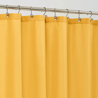 ALYVIA SPRING Waterproof Fabric Shower Curtain or Liner White, 72x72 | 3 Magnets, Soft Cloth & Hotel Quality, Machine Washable, Light-Weight, Standard Size