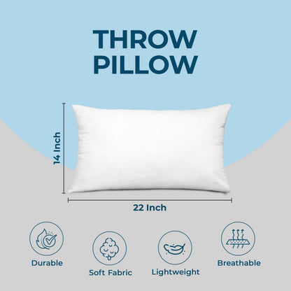 Utopia Bedding Throw Pillows, Decorative 18x18 Pillow Inserts, Set of 4 | Down alternative pillow insert with plush fluffy fill for beds sofas couches and chairs. Suitable for indoor outdoor use.