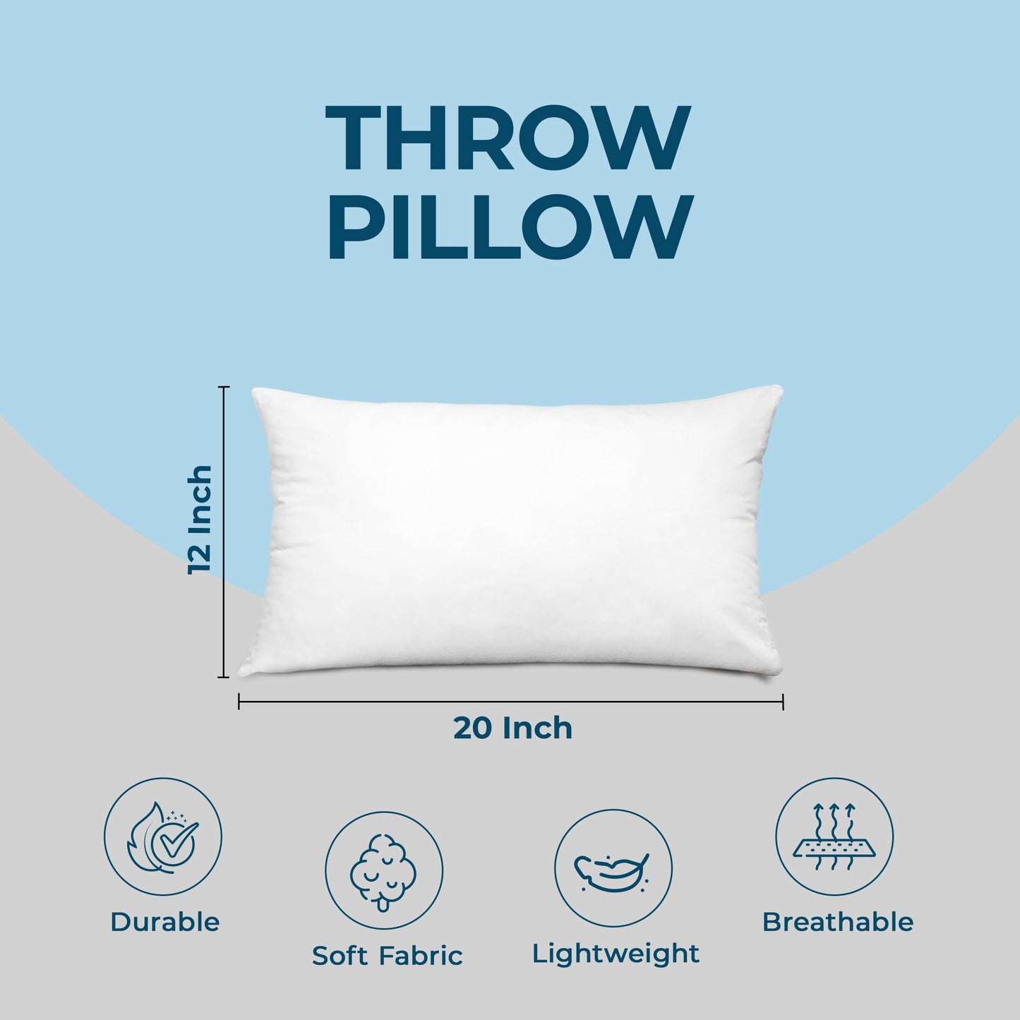 Utopia Bedding Throw Pillows, Decorative 18x18 Pillow Inserts, Set of 4 | Down alternative pillow insert with plush fluffy fill for beds sofas couches and chairs. Suitable for indoor outdoor use.