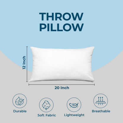 Utopia Bedding Throw Pillows, Decorative 18x18 Pillow Inserts, Set of 4 | Down alternative pillow insert with plush fluffy fill for beds sofas couches and chairs. Suitable for indoor outdoor use.