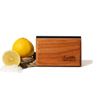 Drift Car Air Freshener - The Original Wood Air Freshener - Car Odor Eliminator - Long Lasting Scent - Auto Accessories - Metal Clip - Essential Oils - Clean Ingredients - Teak Scent Starter Kit