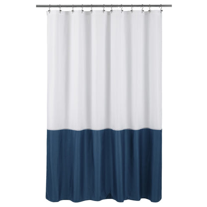 ALYVIA SPRING Waterproof Fabric Shower Curtain or Liner White, 72x72 | 3 Magnets, Soft Cloth & Hotel Quality, Machine Washable, Light-Weight, Standard Size
