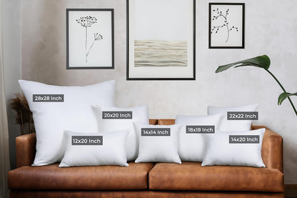 Utopia Bedding Throw Pillows, Decorative 18x18 Pillow Inserts, Set of 4 | Down alternative pillow insert with plush fluffy fill for beds sofas couches and chairs. Suitable for indoor outdoor use.
