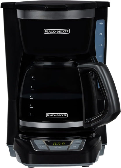 BLACK+DECKER 12-Cup Drip Coffee Maker with Vortex Brewing