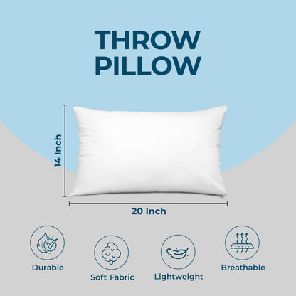 Utopia Bedding Throw Pillows, Decorative 18x18 Pillow Inserts, Set of 4 | Down alternative pillow insert with plush fluffy fill for beds sofas couches and chairs. Suitable for indoor outdoor use.