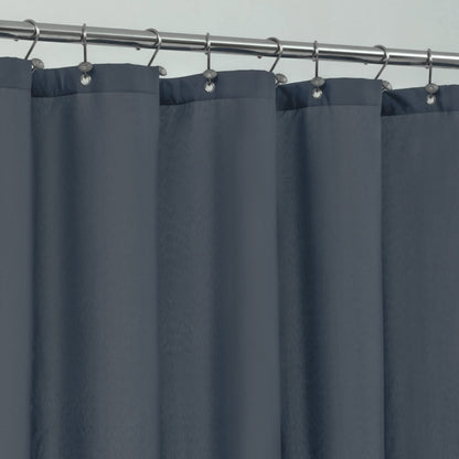 ALYVIA SPRING Waterproof Fabric Shower Curtain or Liner White, 72x72 | 3 Magnets, Soft Cloth & Hotel Quality, Machine Washable, Light-Weight, Standard Size