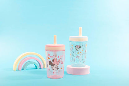 Zak Designs Sesame Street Kelso Toddler Tumblers For Travel or At Home, 15oz 2-Pack Durable Plastic Sippy Cups With Leak-Proof Design is Perfect For Kids (Elmo and Cookie Monster)