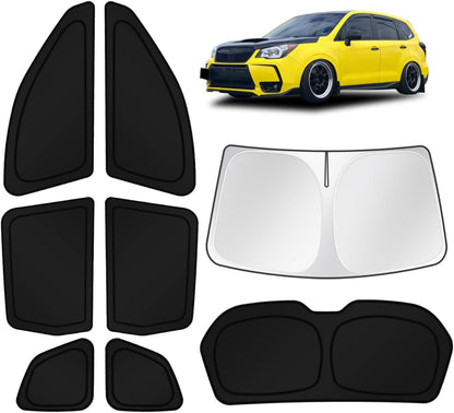 KUST Windshield Sun Shade for Toyota Tacoma Accessories 2016-2025 2026 2Dr 4Dr Pickup Truck, Custom Fit Car Front Window Sunshade Sun Visor Protector Foldable Blocks UV Rays Keep Car Cooler