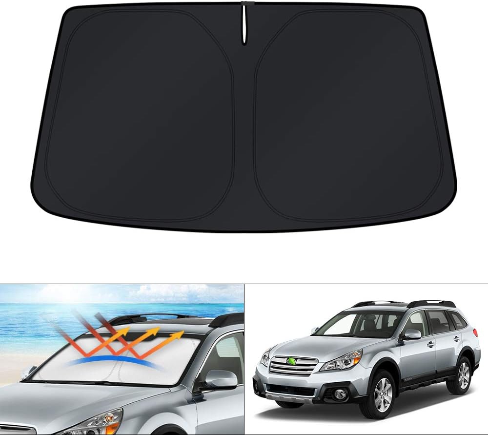 KUST Windshield Sun Shade for Toyota Tacoma Accessories 2016-2025 2026 2Dr 4Dr Pickup Truck, Custom Fit Car Front Window Sunshade Sun Visor Protector Foldable Blocks UV Rays Keep Car Cooler