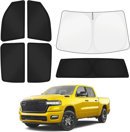 KUST Windshield Sun Shade for Toyota Tacoma Accessories 2016-2025 2026 2Dr 4Dr Pickup Truck, Custom Fit Car Front Window Sunshade Sun Visor Protector Foldable Blocks UV Rays Keep Car Cooler