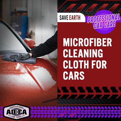 AIDEA Microfiber Cleaning Cloth-50PK, Microfiber Towels for Cars, 12×12" | Premium Wash Cloths, Dusting Cloth Cleaning Rags, Absorbent Towels for SUVs, House, Kitchen, Window, Cleaning Supplies