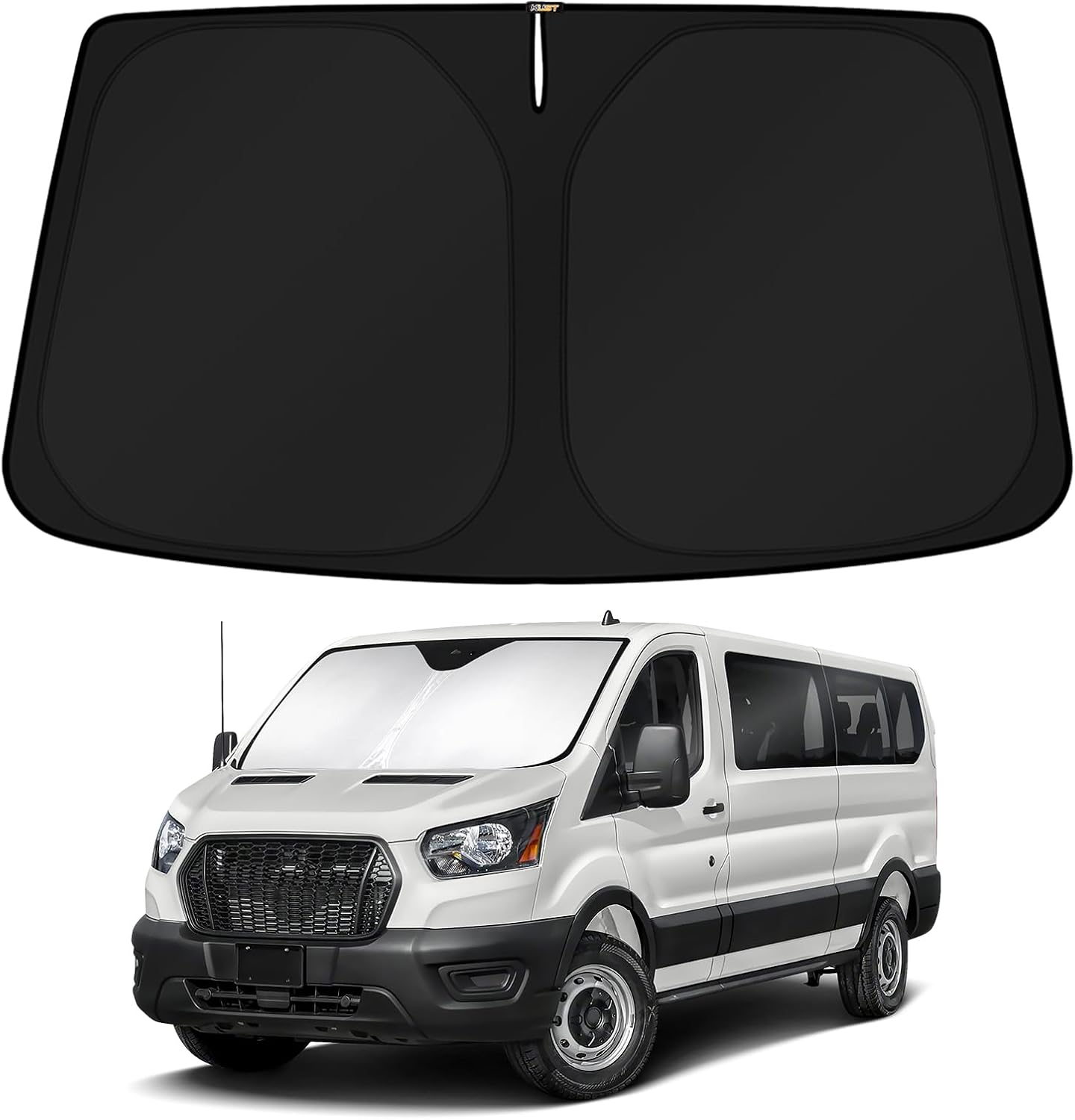 KUST Windshield Sun Shade for Toyota Tacoma Accessories 2016-2025 2026 2Dr 4Dr Pickup Truck, Custom Fit Car Front Window Sunshade Sun Visor Protector Foldable Blocks UV Rays Keep Car Cooler