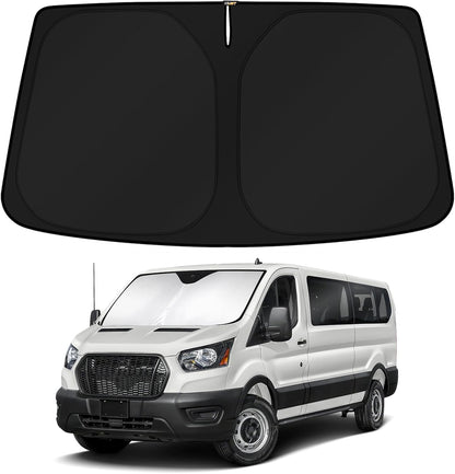 KUST Windshield Sun Shade for Toyota Tacoma Accessories 2016-2025 2026 2Dr 4Dr Pickup Truck, Custom Fit Car Front Window Sunshade Sun Visor Protector Foldable Blocks UV Rays Keep Car Cooler