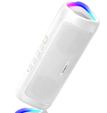 Bluetooth Speaker, 20W HD Sound, Portable Wireless, IPX5 Waterproof, Up to 24H Playtime, TWS Pairing, for Home/Party/Outdoor/Camping/Beach Essentials, Electronic Gadgets, Birthday Gift (Black)