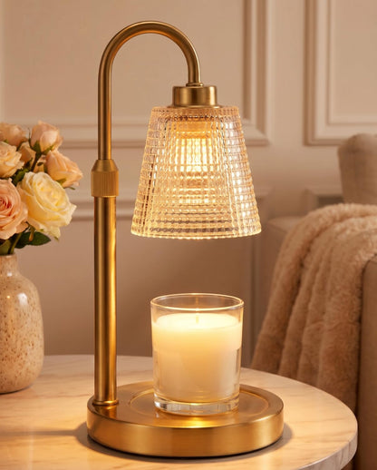 Candle Warmer Lamp with Timer Home Decor Birthday Gifts for Women | Dimmable Candle Warmer for Jar Candles, Height Adjustable Wax Melts Warmer,Room Decor House Warming Gifts New