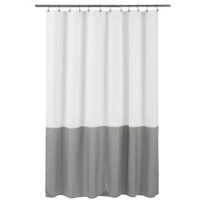 ALYVIA SPRING Waterproof Fabric Shower Curtain or Liner White, 72x72 | 3 Magnets, Soft Cloth & Hotel Quality, Machine Washable, Light-Weight, Standard Size