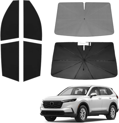 KUST Windshield Sun Shade for Toyota Tacoma Accessories 2016-2025 2026 2Dr 4Dr Pickup Truck, Custom Fit Car Front Window Sunshade Sun Visor Protector Foldable Blocks UV Rays Keep Car Cooler