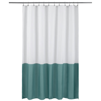 ALYVIA SPRING Waterproof Fabric Shower Curtain or Liner White, 72x72 | 3 Magnets, Soft Cloth & Hotel Quality, Machine Washable, Light-Weight, Standard Size