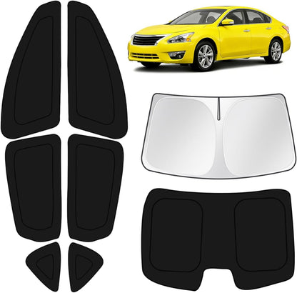 KUST Windshield Sun Shade for Toyota Tacoma Accessories 2016-2025 2026 2Dr 4Dr Pickup Truck, Custom Fit Car Front Window Sunshade Sun Visor Protector Foldable Blocks UV Rays Keep Car Cooler