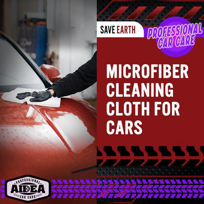 AIDEA Microfiber Cleaning Cloth-50PK, Microfiber Towels for Cars, 12×12" | Premium Wash Cloths, Dusting Cloth Cleaning Rags, Absorbent Towels for SUVs, House, Kitchen, Window, Cleaning Supplies