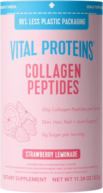 Vital Proteins Collagen Peptides Powder, Unflavored, 9.33oz | Grass-Fed Collagen Peptides, Supports Hair Skin & Nails, Bones & Joints, 13 Servings