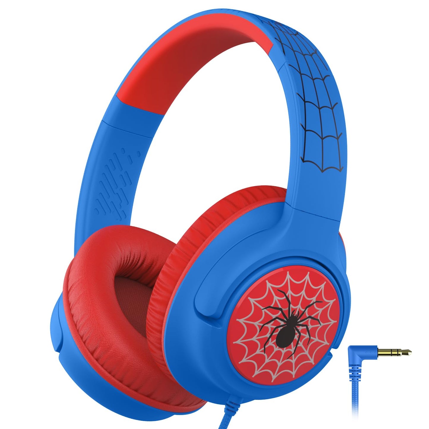 iClever C371 Kids Headphones with Cord for School Boys Girls Travel Gift | SafeSound Tech3.0, Stereo Sound, 3.5mm Jack, Foldable, Durable Headband, Safe Wired Headphones for Kids, Powder Blue